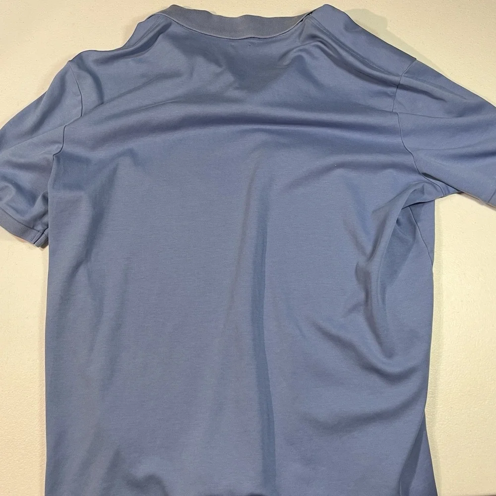 POLO RALPH LAUREN MEN'S CLASSIC FIT SHORT SLEEVE Polo Sz L 100% COTTON BLUE Read